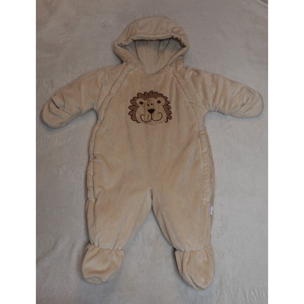 Baby Plush Lion Hooded Bunting Wearable Blanket (12 months) Gender Neutral
